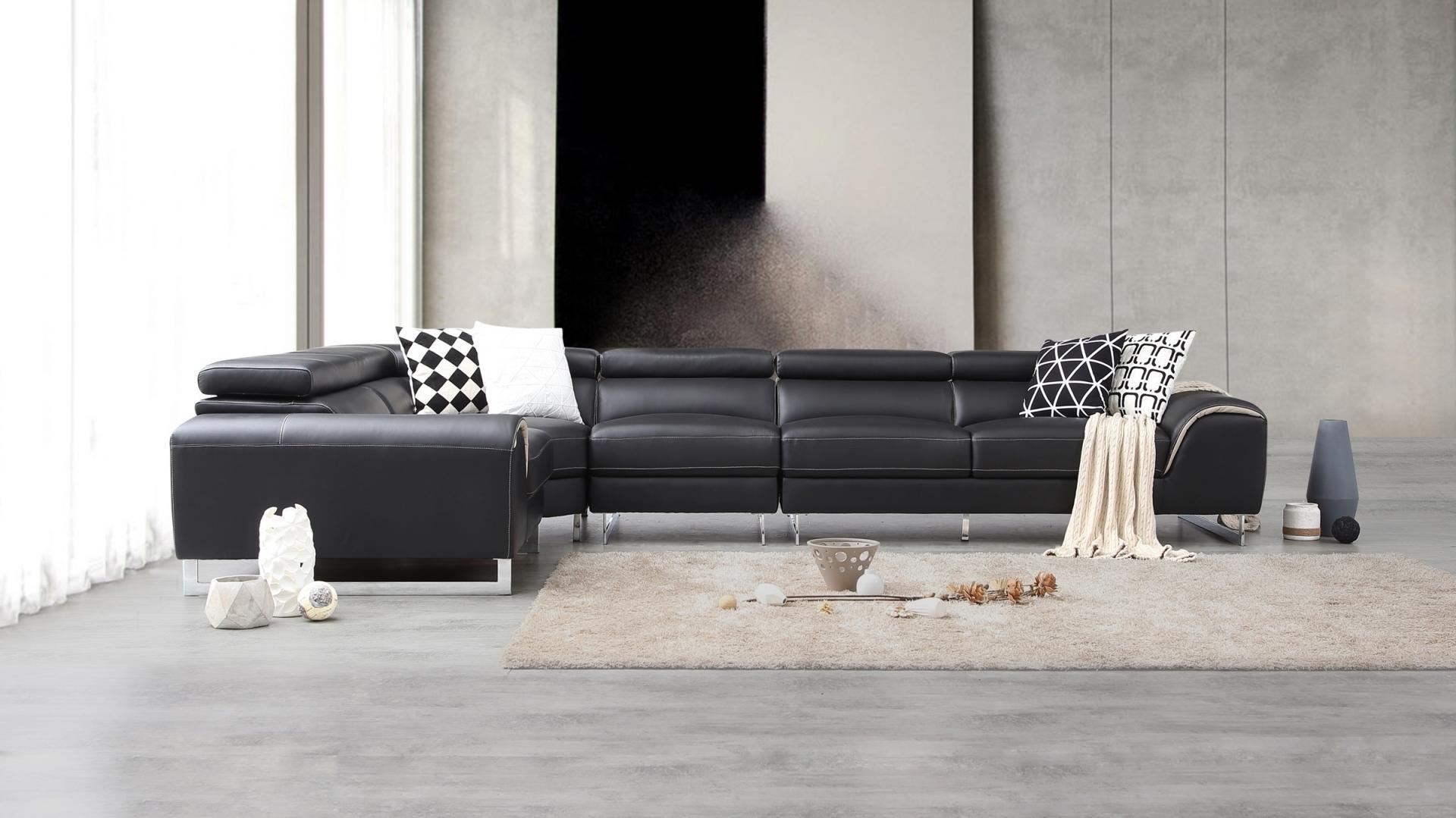 Cleo Leather Corner Lounge Option F 4 Thumbnail