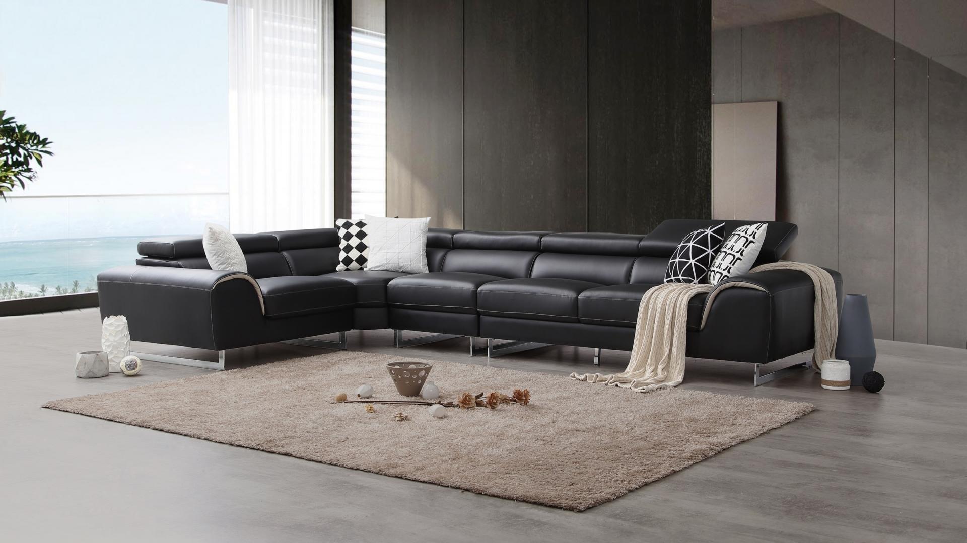 Cleo Leather Corner Lounge Option F 4 Thumbnail