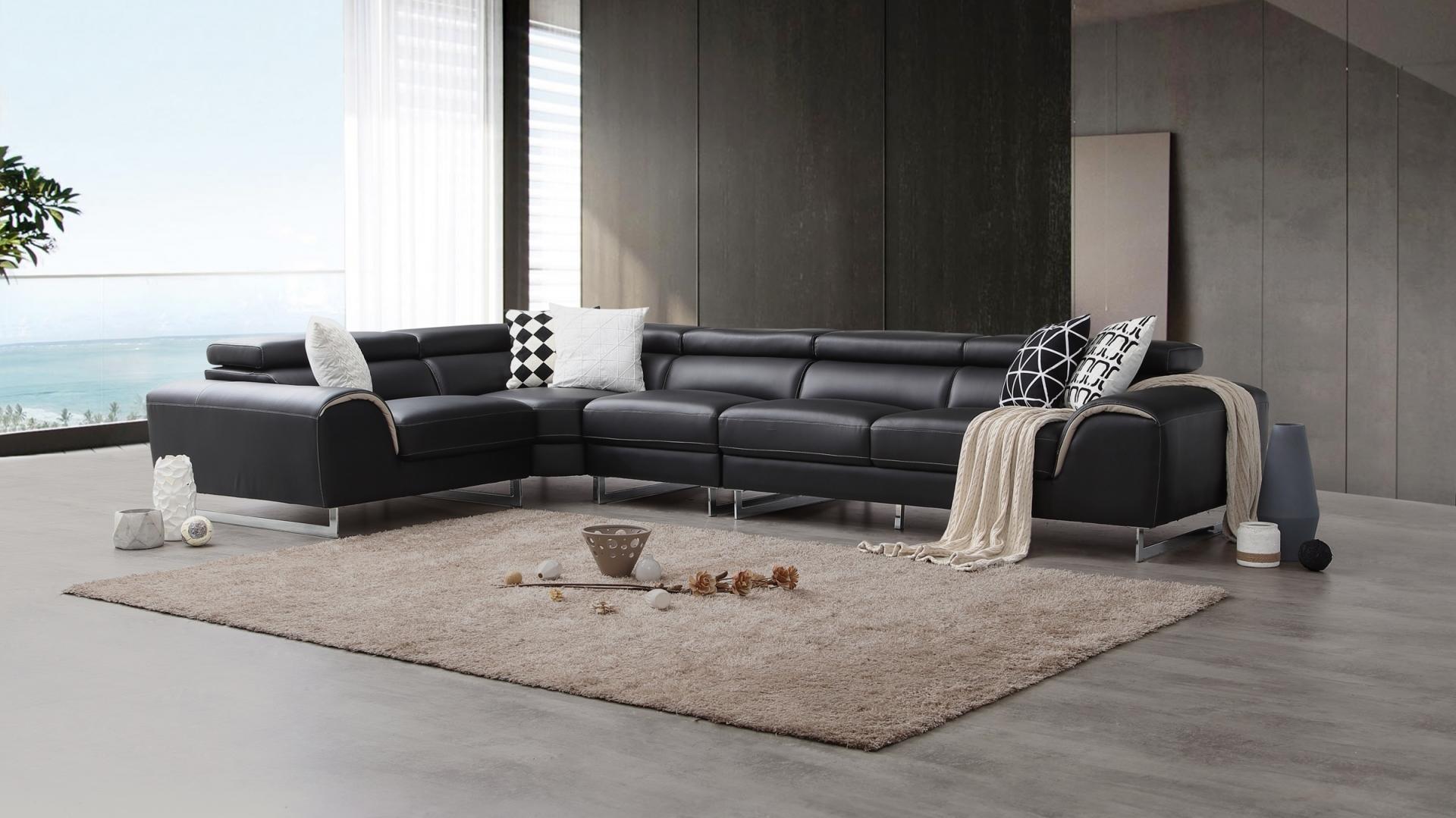 Cleo Leather Corner Lounge Option F 4 Thumbnail