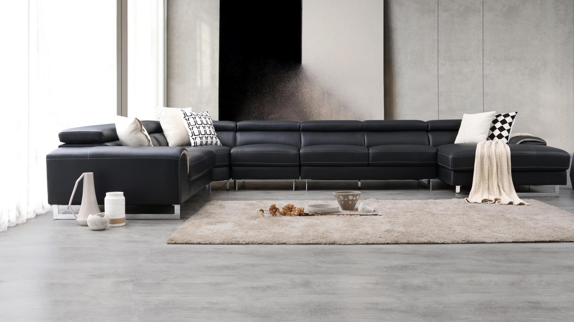 Cleo Leather Modular Lounge Option B 4 Thumbnail