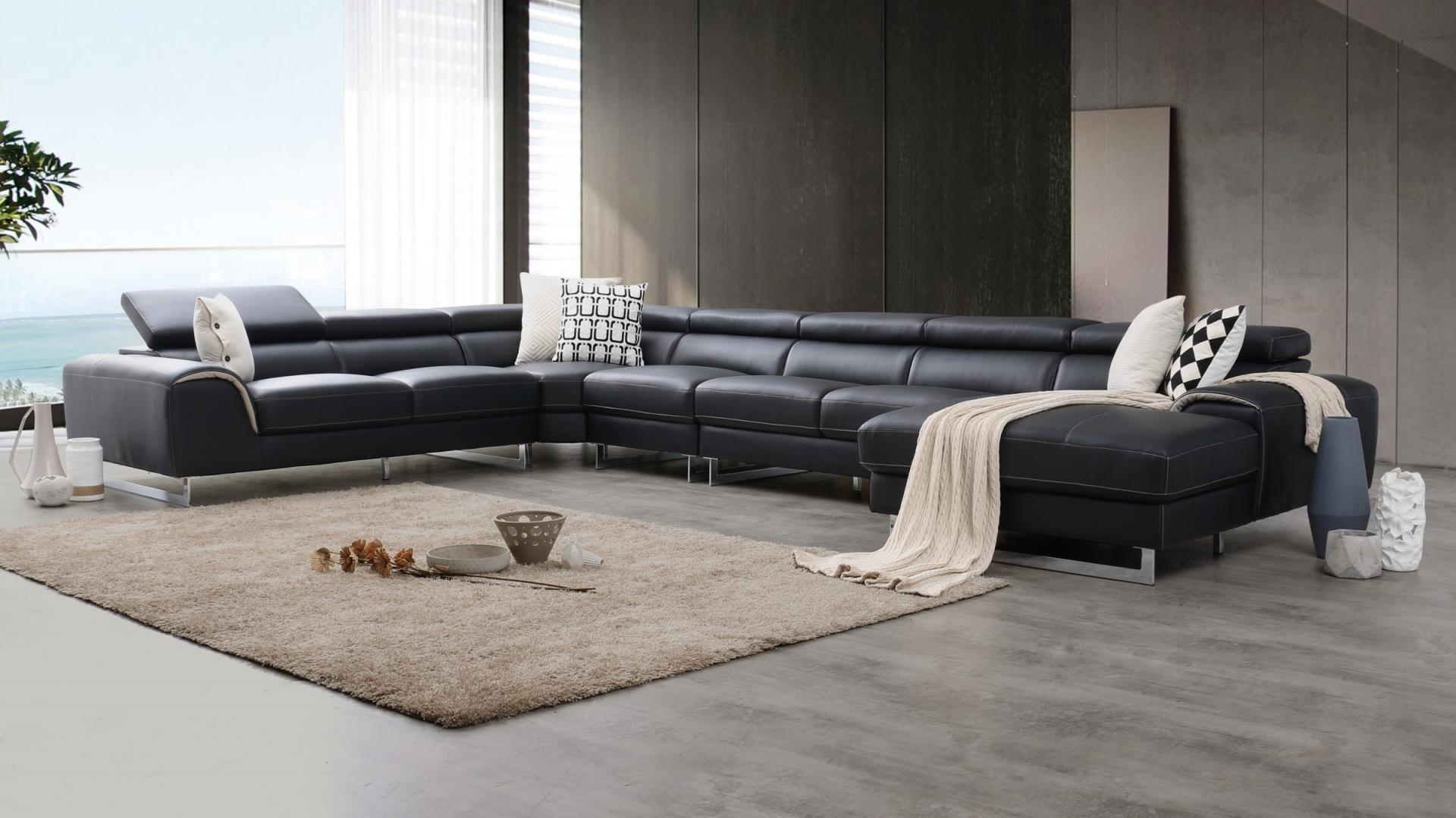 Cleo Leather Modular Lounge Option B 4 Thumbnail