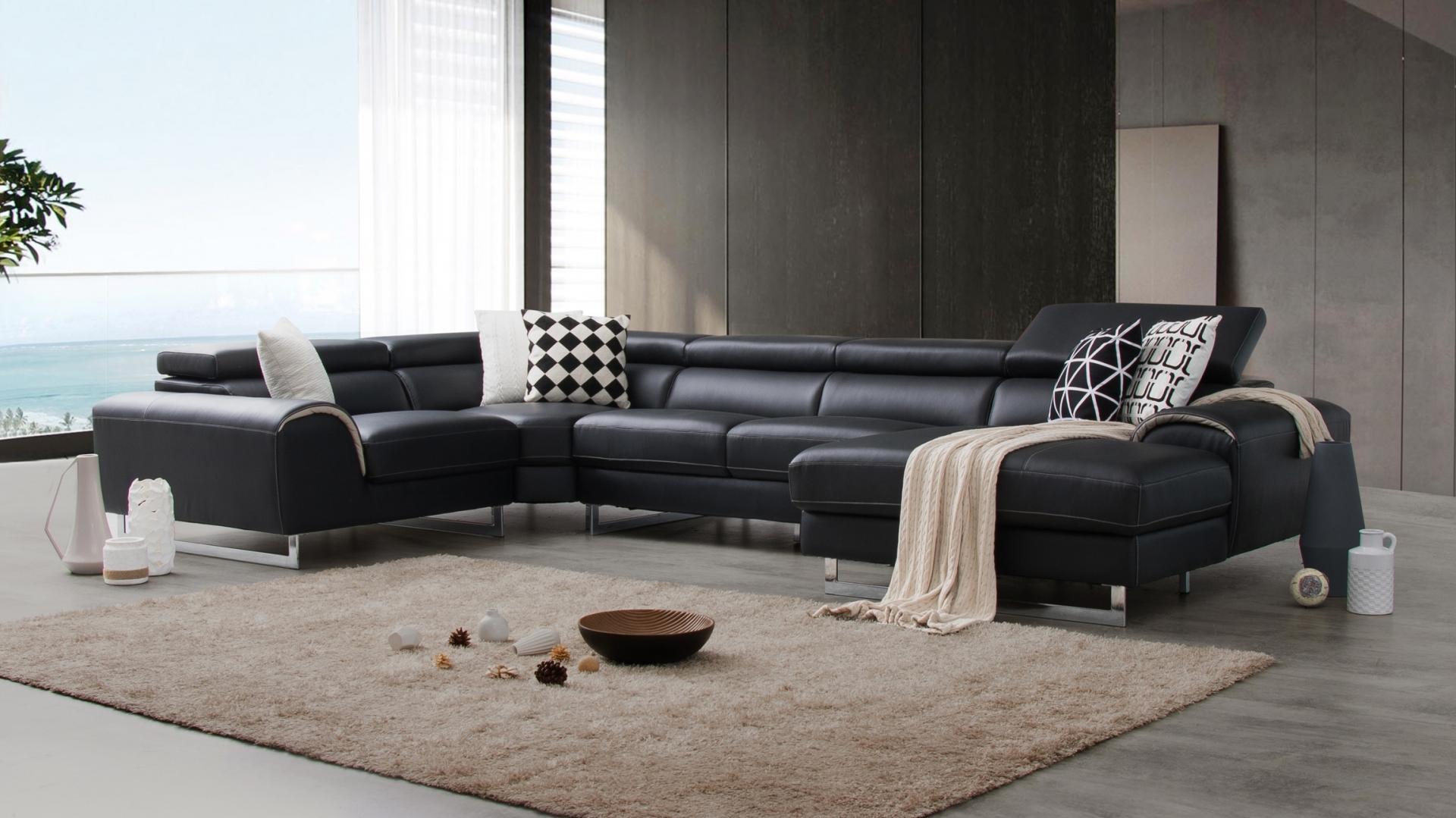 Cleo Leather Modular Lounge Option C 4 Thumbnail