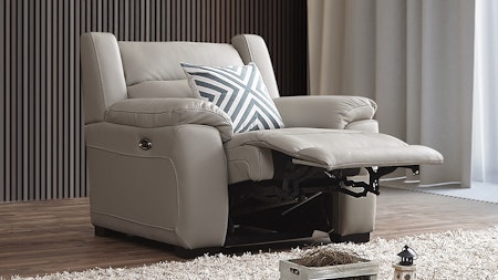 Cardiff Leather Recliner Armchair