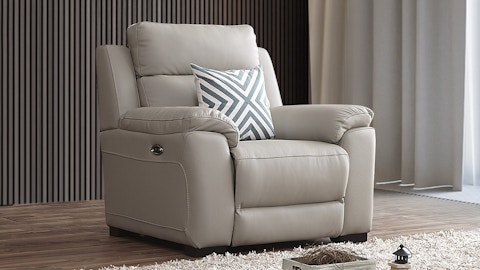 Cardiff Leather Recliner Armchair 3 Thumbnail