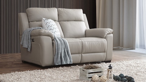 Cardiff Leather Recliner Two Seater Sofa 3