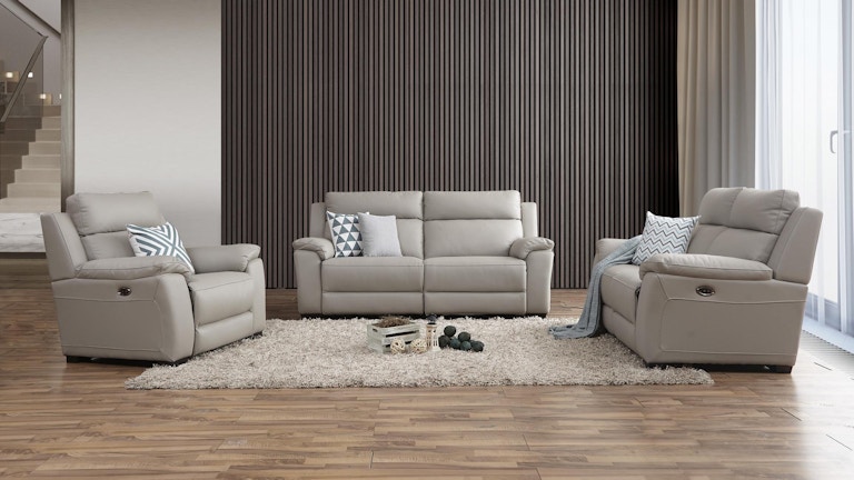 Cardiff Leather Recliner Sofa Suite 3 + 2 + 1