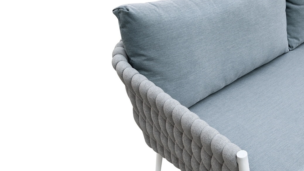 Santorini Outdoor Sofa Suite 3+1+1 With Coffee Table 5 Thumbnail