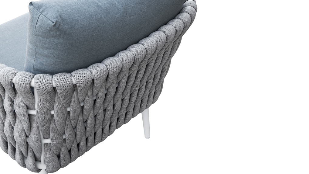 Santorini Outdoor Sofa Suite 3+1+1 With Coffee Table 5 Thumbnail