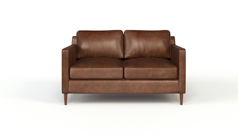 Oskar Leather Two Seater Sofa 3 Thumbnail