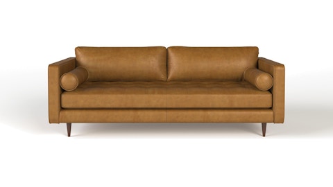 Hugo Leather Three Seater Sofa 3