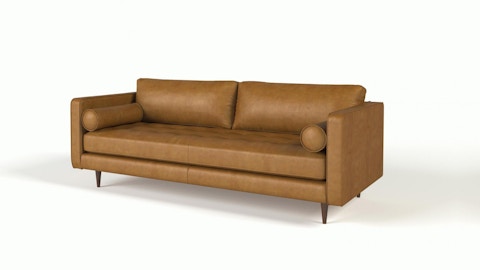 Hugo Leather Three Seater Sofa 2