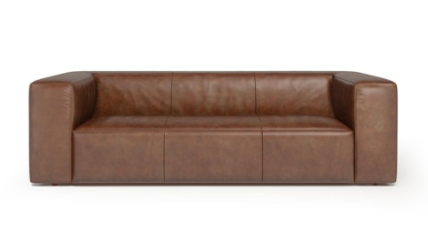 Otto Leather Three Seater Sofa 3 Thumbnail