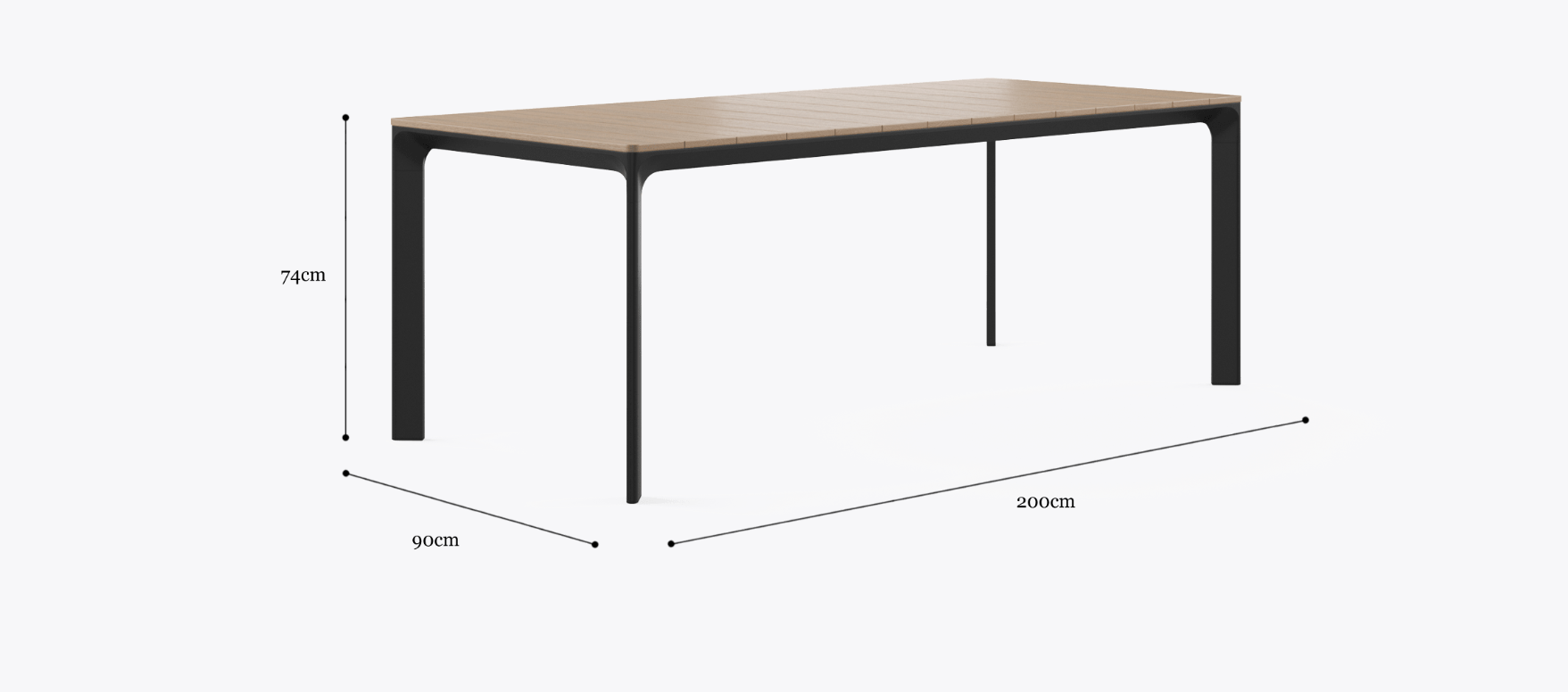 WOODLAND BLACK Dining Table ( - SKU3670243) 1
