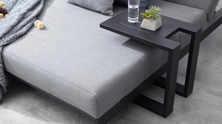 New Noosa Black Outdoor Aluminium Side Table