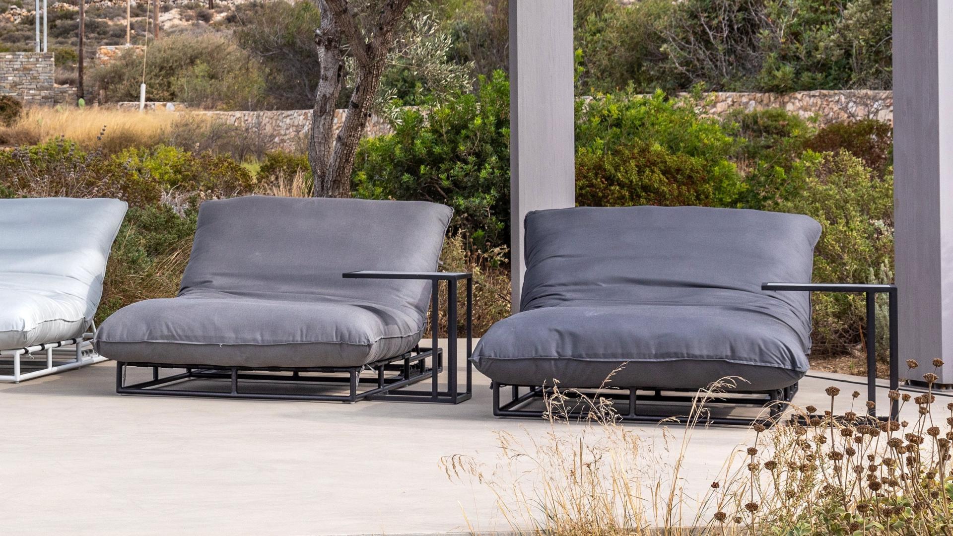 Coral Black Outdoor Sunlounge 5 Thumbnail
