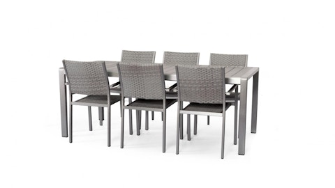 Argento Large 7-piece Outdoor Dining Set 2 Thumbnail