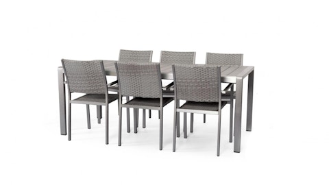 Argento Large 7-piece Outdoor Dining Set 2