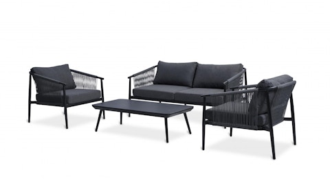 Reedy Outdoor Lounge Set 2+1+1 With Coffee Table 7 Thumbnail