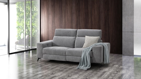 Tivoli Fabric Recliner Two Seater Sofa 3