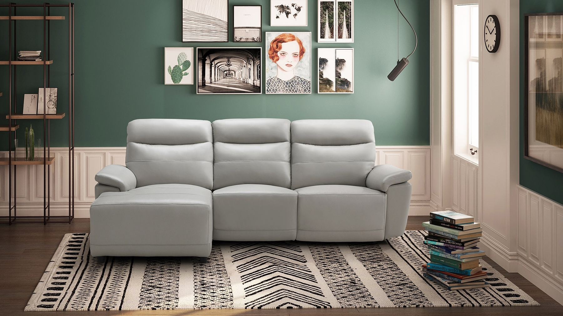 Castello Leather Recliner Chaise Lounge 25 Thumbnail