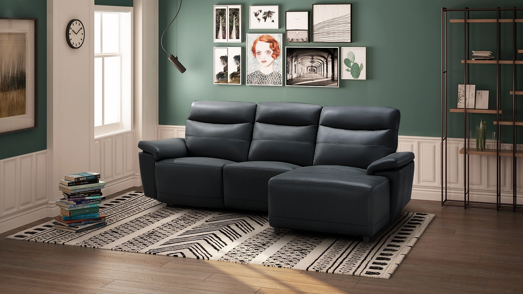 Castello Leather Recliner Chaise Lounge 25 Thumbnail