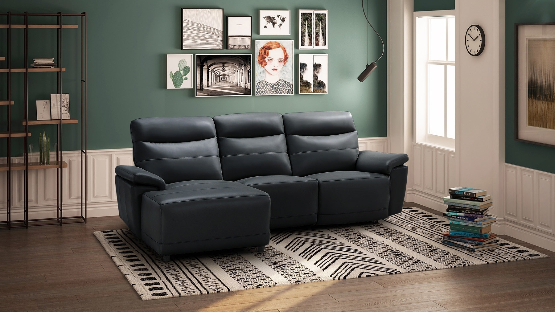 Castello Leather Recliner Chaise Lounge 25 Thumbnail