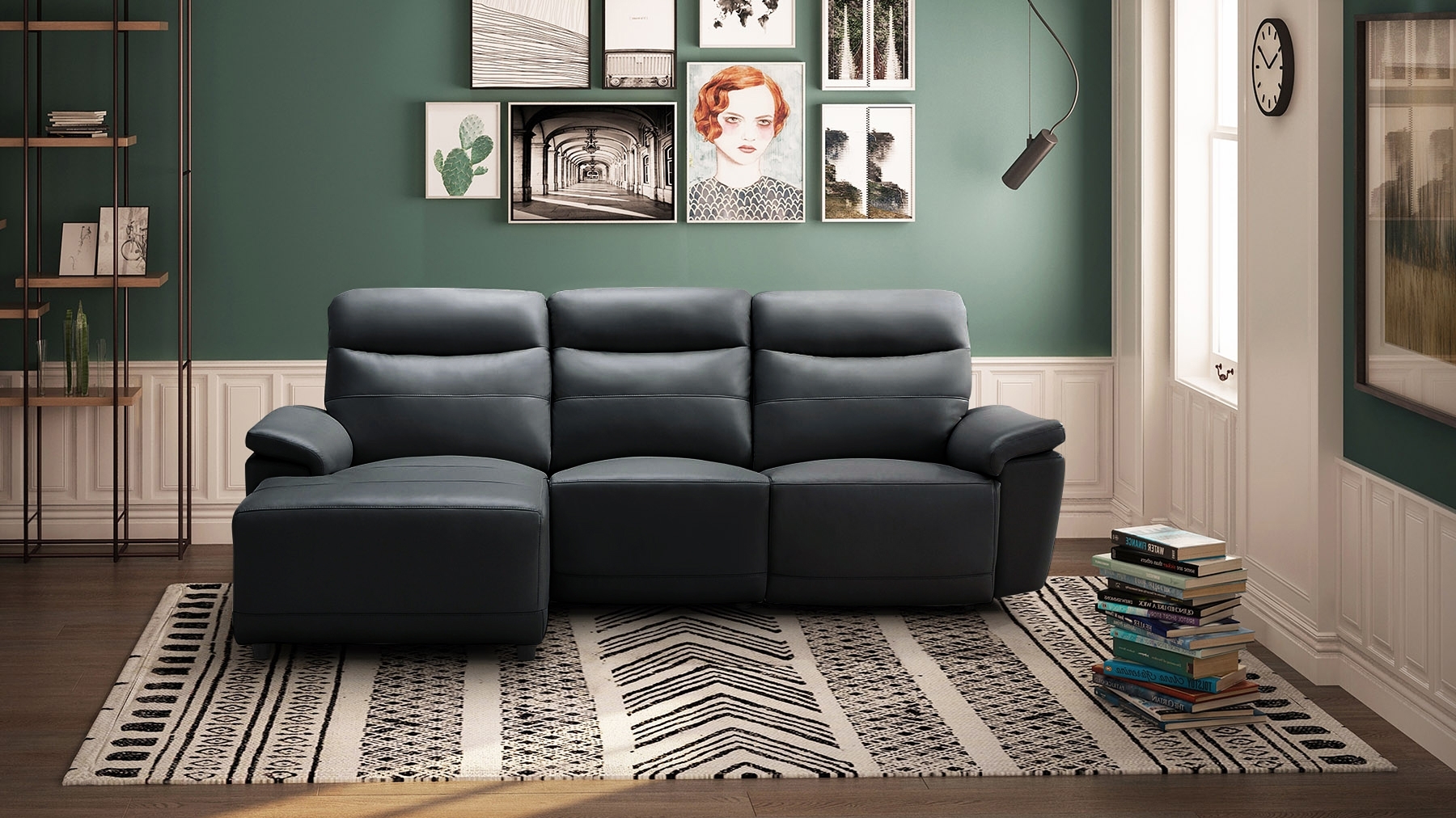 Castello Leather Recliner Chaise Lounge 25 Thumbnail