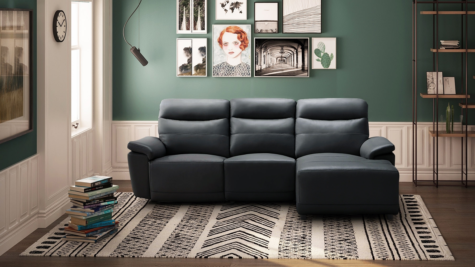 Castello Leather Recliner Chaise Lounge 25 Thumbnail