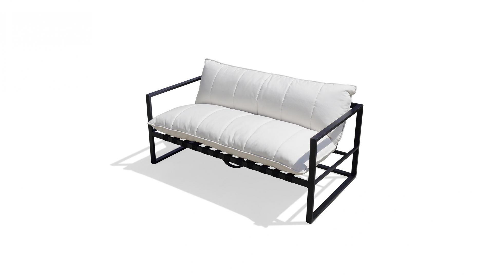 outdoor steel sofa