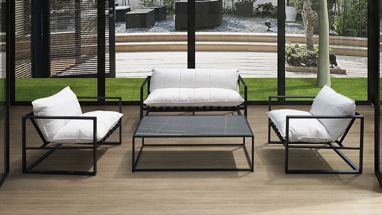 Reef Outdoor Sofa Suite 2+1+1 with Coffee Table
