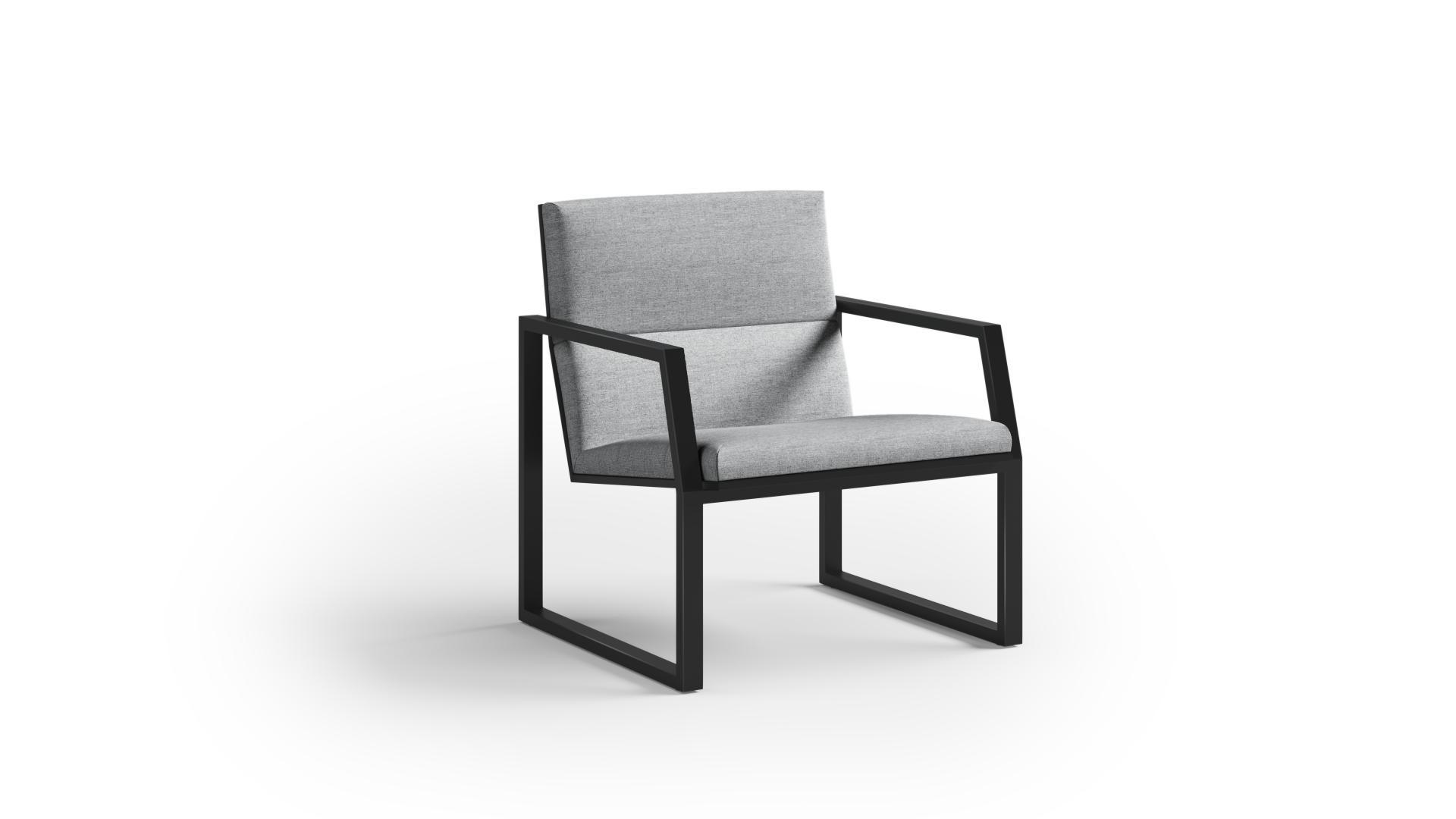 Invini Black Outdoor Dining Chair Set Of Two 4 Thumbnail