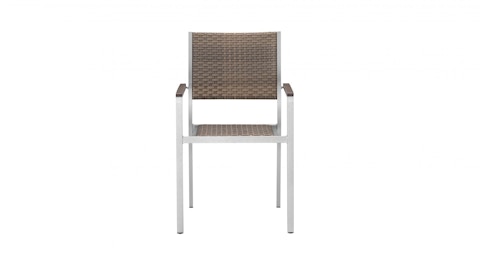 Argento Outdoor Wicker Dining Chair 2pk 2
