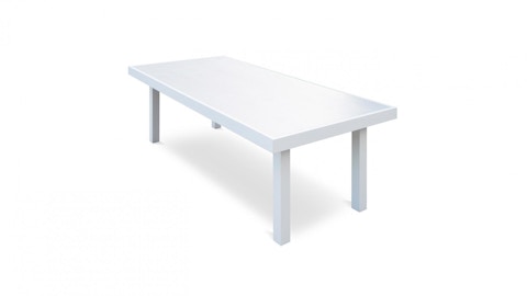 Invini White 220x100 Outdoor Dining Table 3 Thumbnail