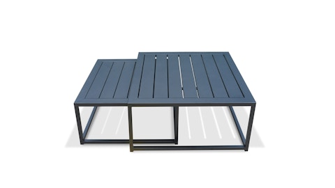 Glamour Dark Outdoor Corner Lounge With Coffee Tables 6 Thumbnail