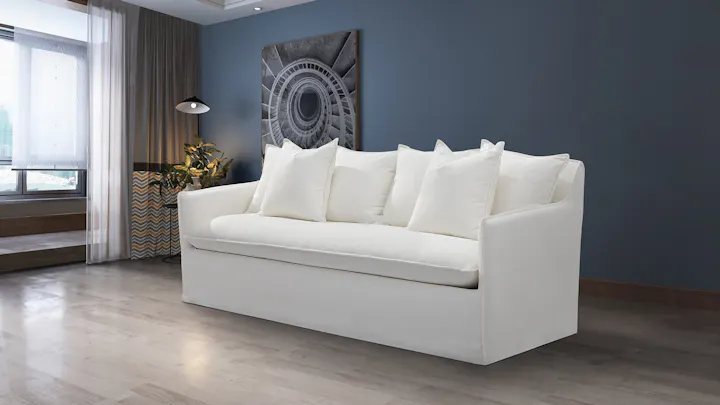 Coco Fabric Three Seat Sofa