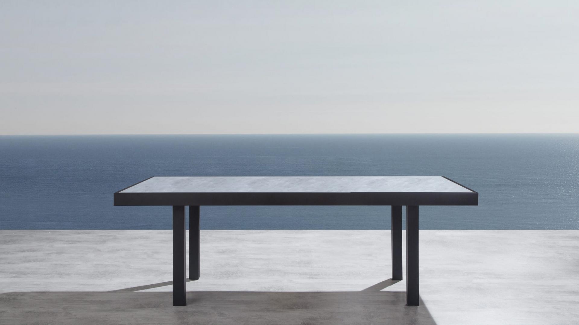 Invini Black 220x100 Outdoor Dining Table 3 Thumbnail