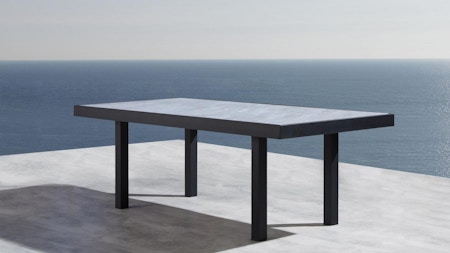 Invini Black 220x100 Outdoor Dining Table