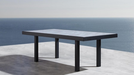 Invini Black 220x100 Outdoor Dining Table