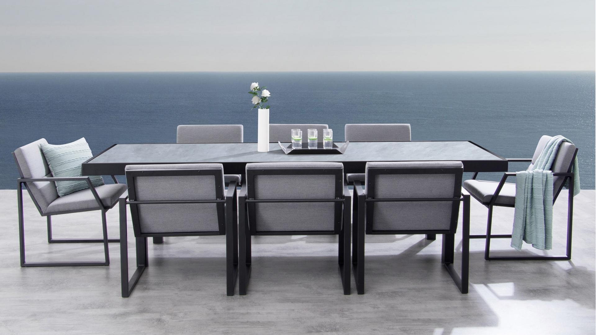 sunbrella sling dining set