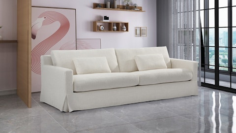 Jules Fabric Three Seater Sofa 3