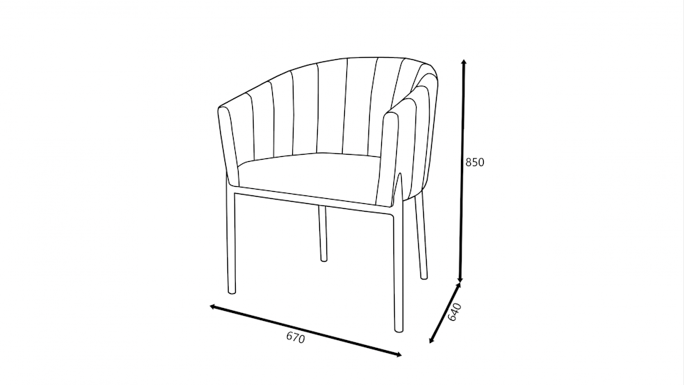 Delta Black Dining Chair Twin Set Diagram