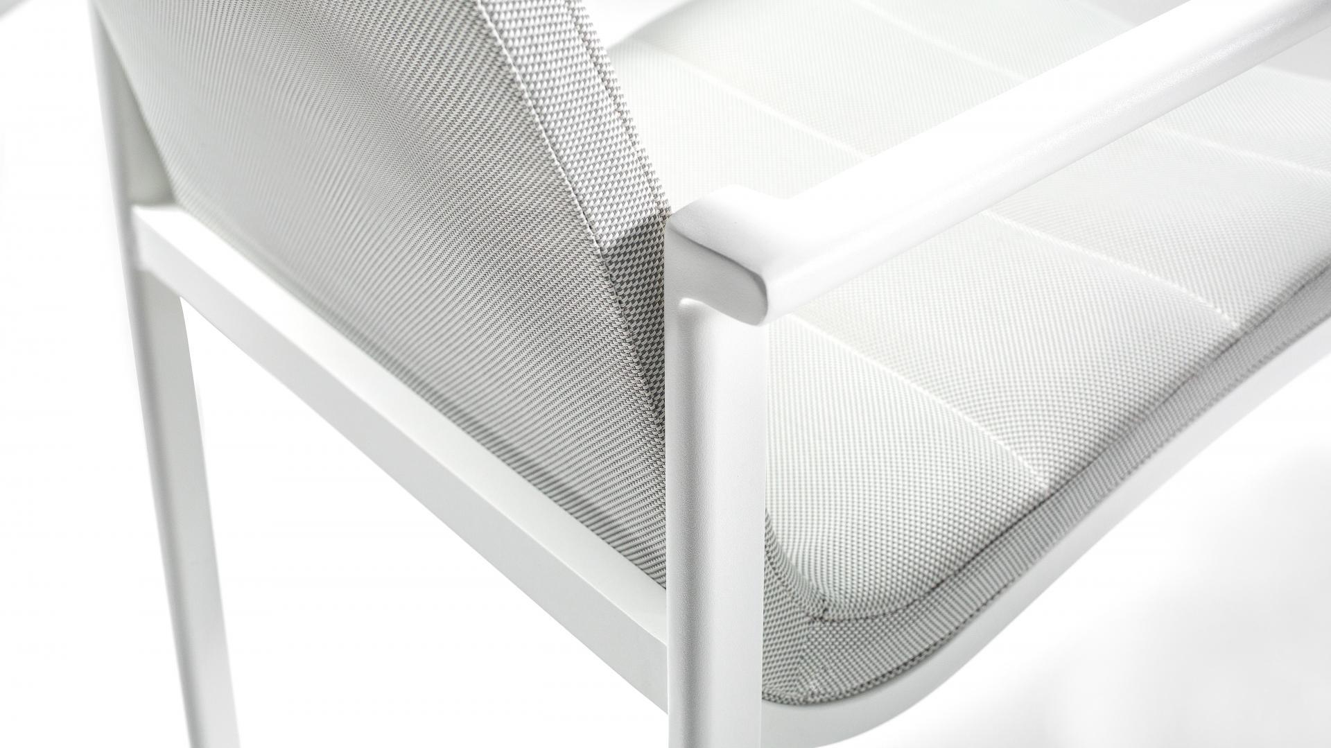 Santa Monica White 9-piece Outdoor Dining Set With Santa Monica White Chairs 5 Thumbnail