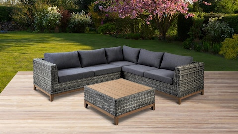 Fernbank Outdoor Corner Set With Coffee Table 1
