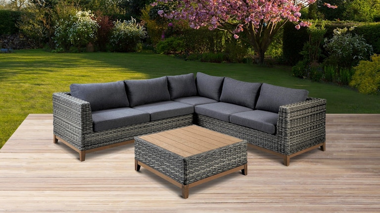 Fernbank Outdoor Corner Set with Coffee Table