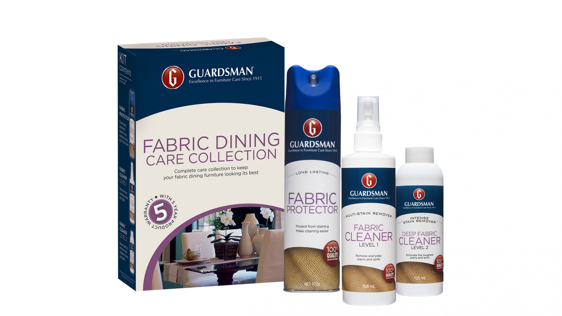 Guardsman Fabric Dining Care Collection 1-10 Chairs 2 Thumbnail