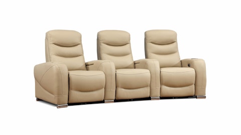 Paramount 3 Seater Leather Home Theatre Recliner 7 Thumbnail