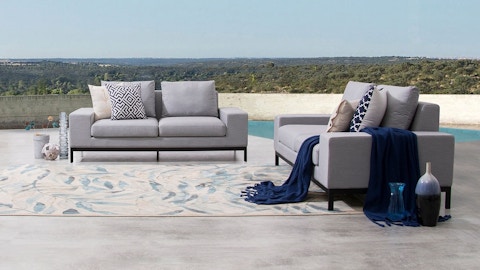 Jervis Outdoor Fabric Sofa Suite 2 + 2 5 Thumbnail