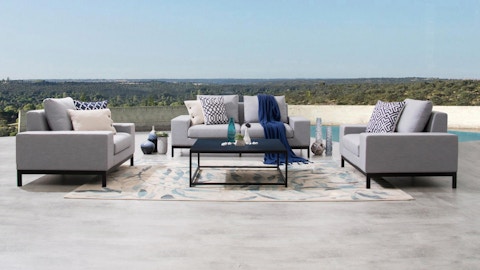 Jervis Outdoor Fabric Sofa Suite 2 + 1 + 1 With Coffee Table 2 Thumbnail
