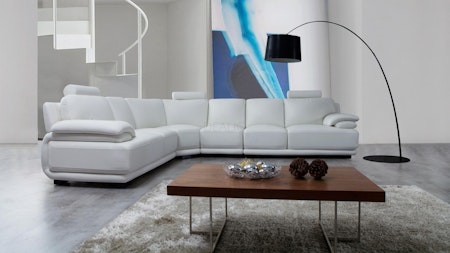 Juliet Leather Corner Lounge Option B