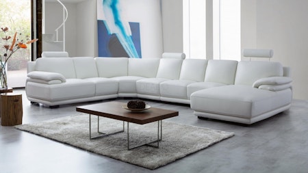 Juliet Leather Modular Lounge Option B